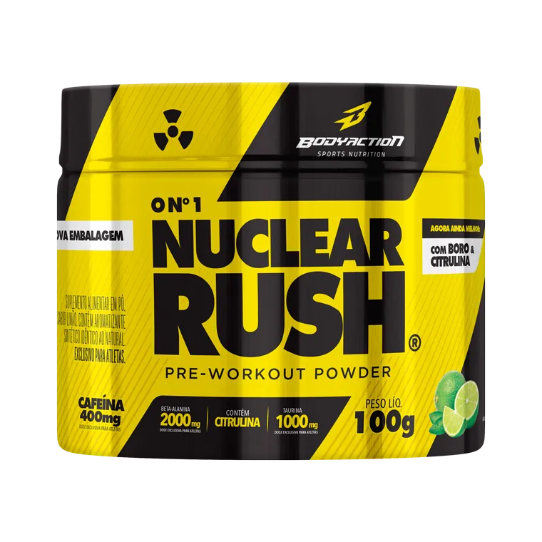 Body Action Nuclear Rush 100G - Limão