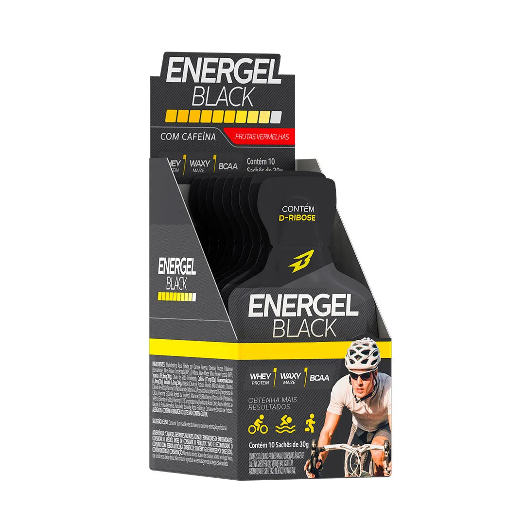 Body Action Energel Black - Frutas Vermelhas