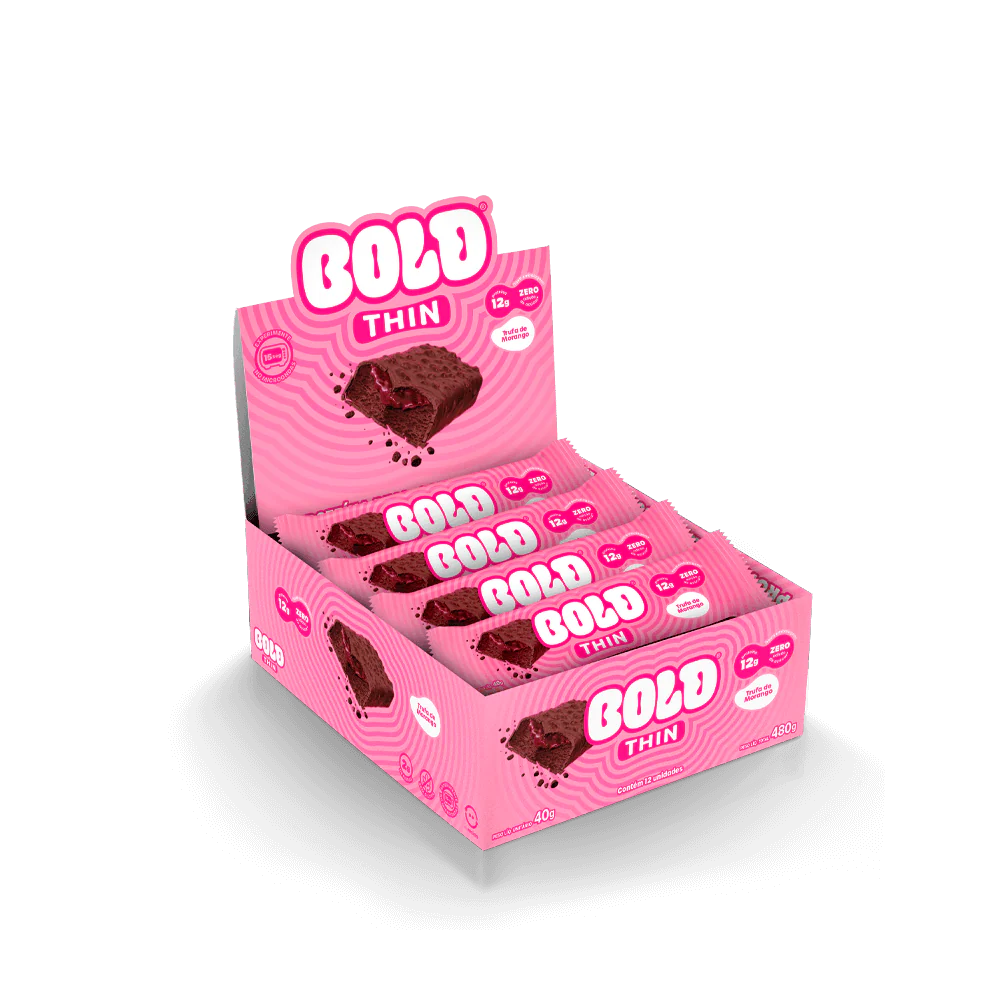 Bold Bar Thin Trufa de Morango 40g