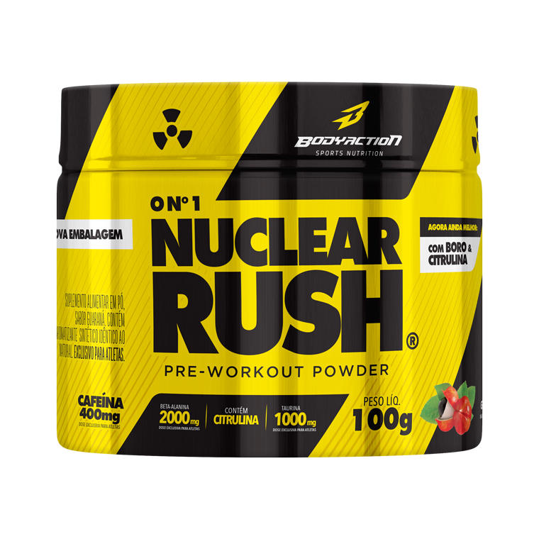 Body Action Nuclear Rush 100G - Guarana