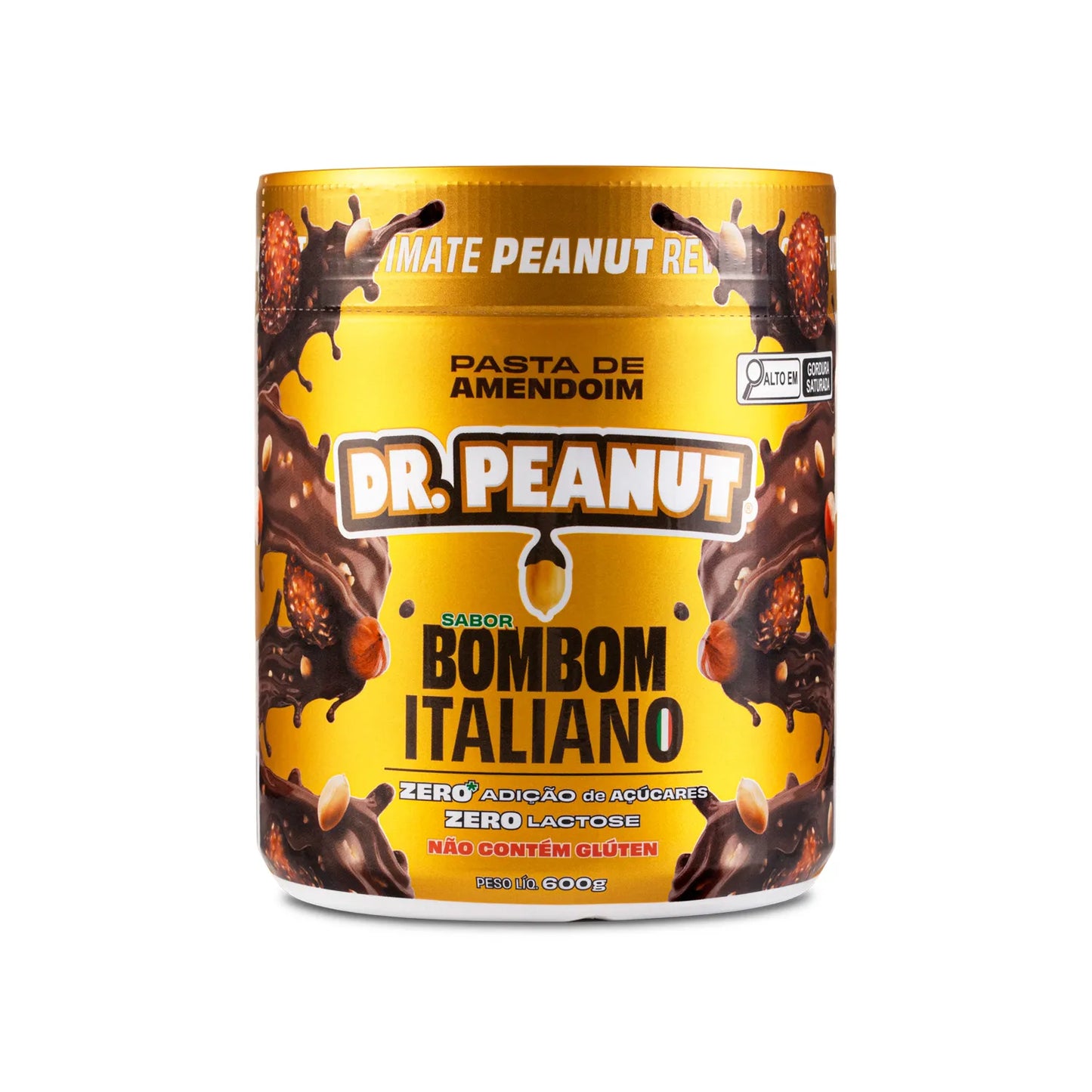 Dr Peanut Pasta de Amendoim Bombom Italiano 600g