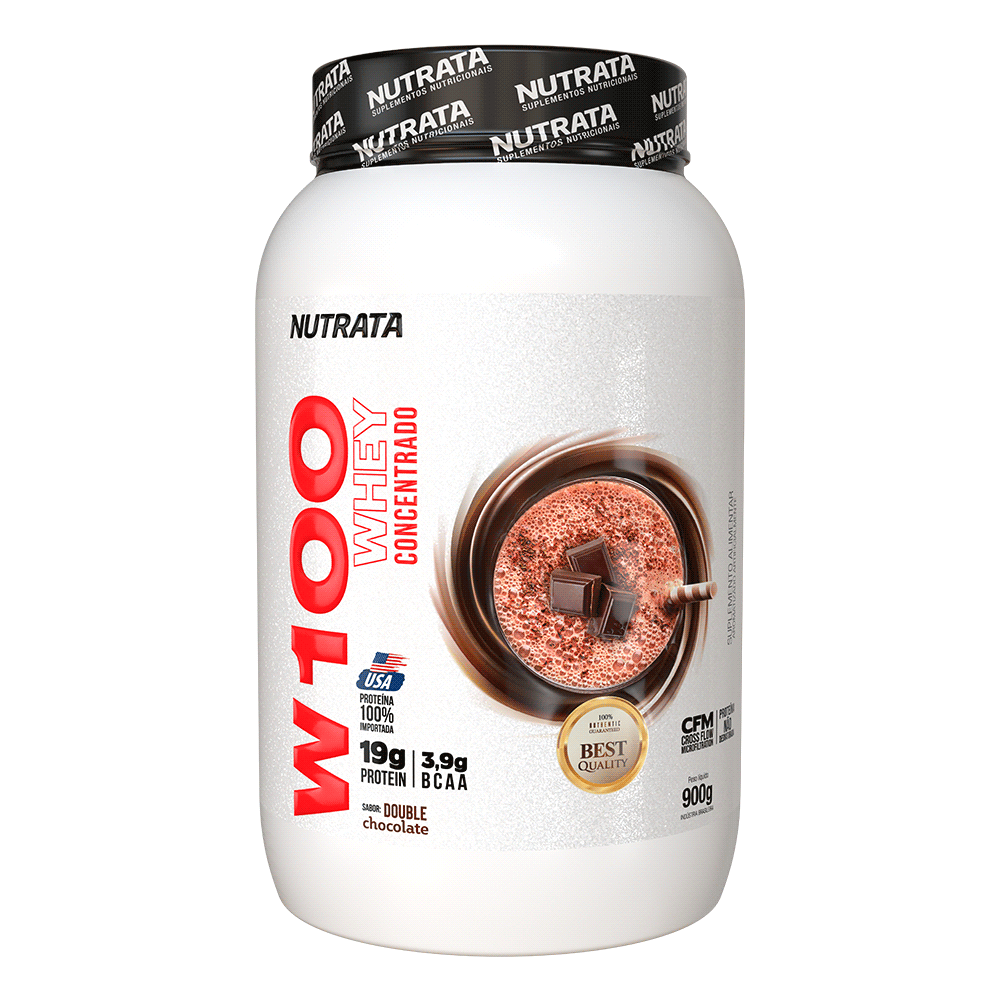 Nutrata Whey 100% 900g - Sabor Chocolate