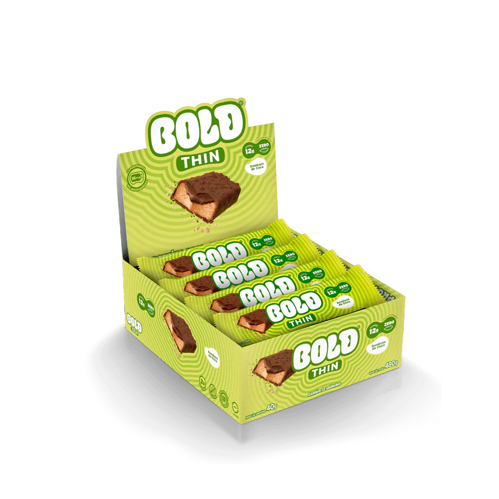 Bold Bar Thin Bombom de Coco 40g