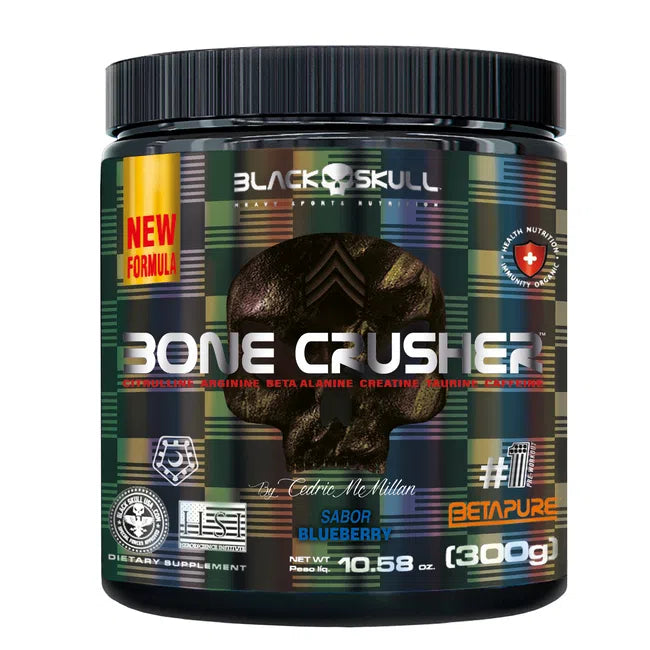 Black Skull Bone Crusher 300g - Limão