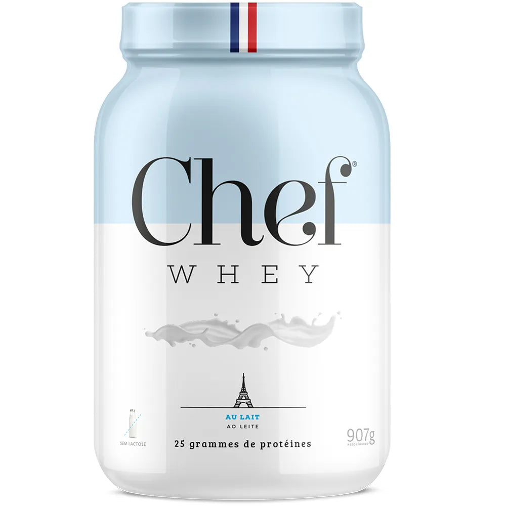 Chef Whey 907g Pote - Au Lait