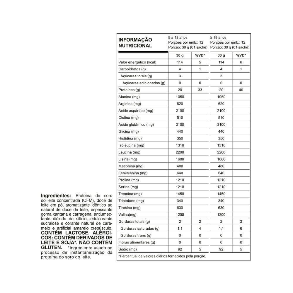 Nutrata Whey 100% Sachê - Double Baunilha