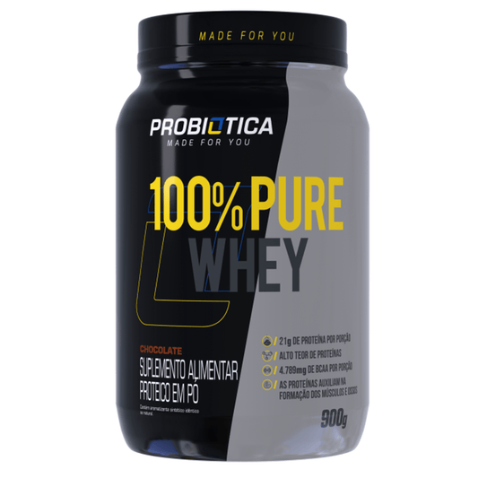 Probiótica 100% Pure Whey 900g - Chocolate