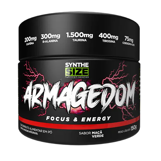 Synthe Size Pré-Treino Armagedom 150g - Sabor Limonada Suíça