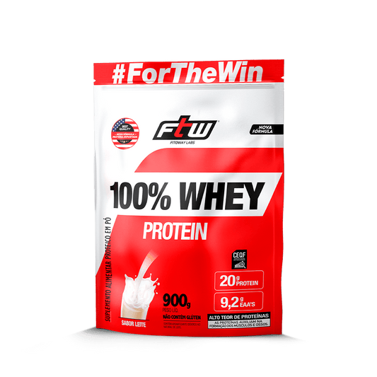 FTW 100% Whey Refil - Leite