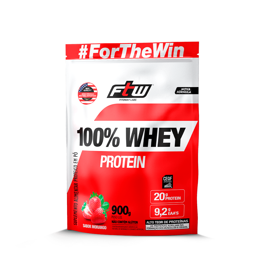 FTW 100% Whey Refil - Morango