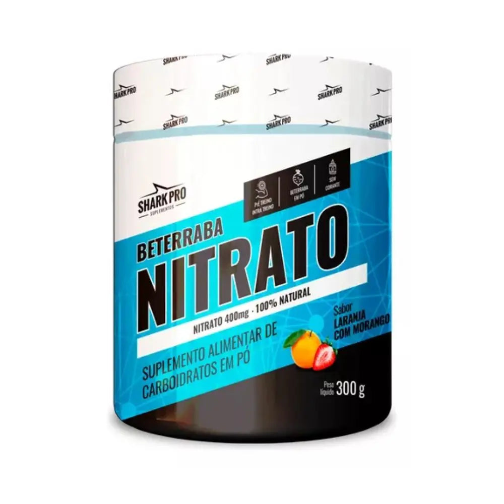 Shark Pro Nitrato 300g - Sabor Laranja Com Morango