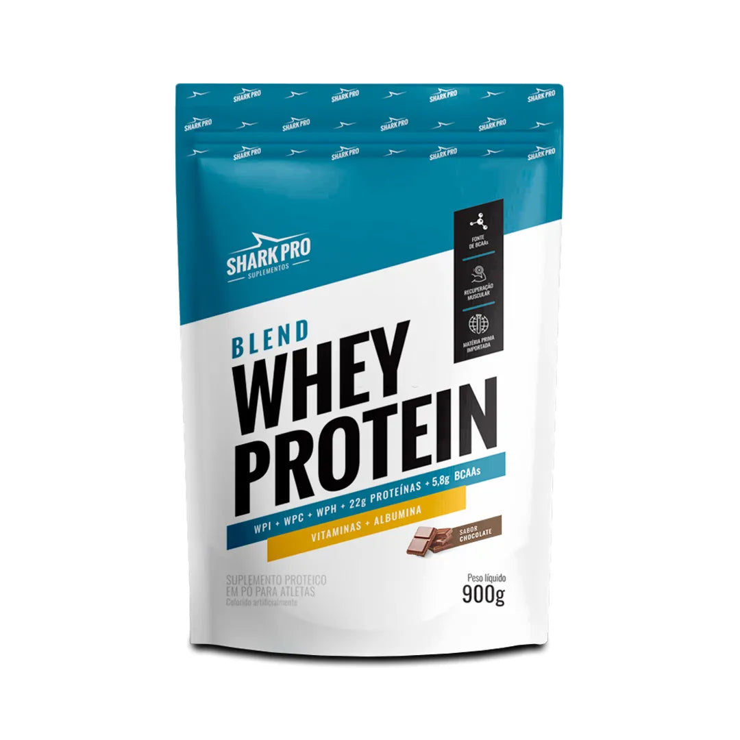 Shark Pro Whey Protein 100% 900g Refil - Chocolate