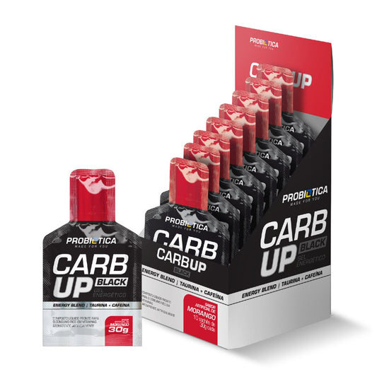 Probiotica Carb Up Gel Black Display Morango V01