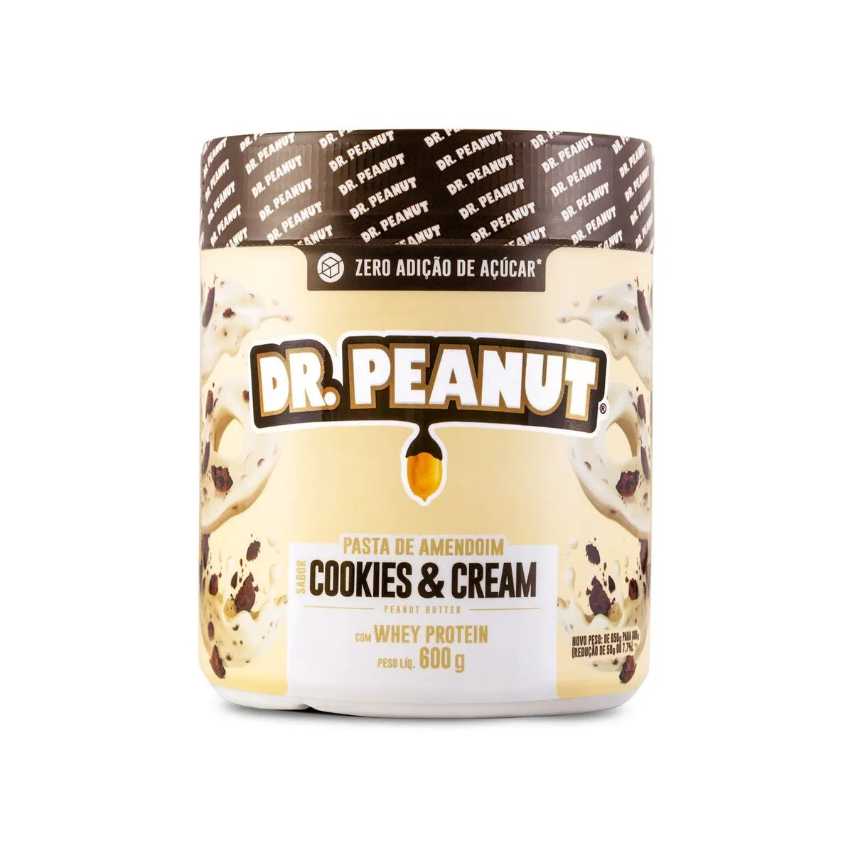 Dr Peanut Pasta de Amendoim Cookies & Cream 600g