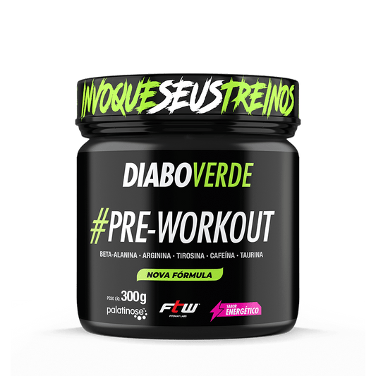 FTW Diabo Verde #Pre-Workout 300G - Sabor Energético