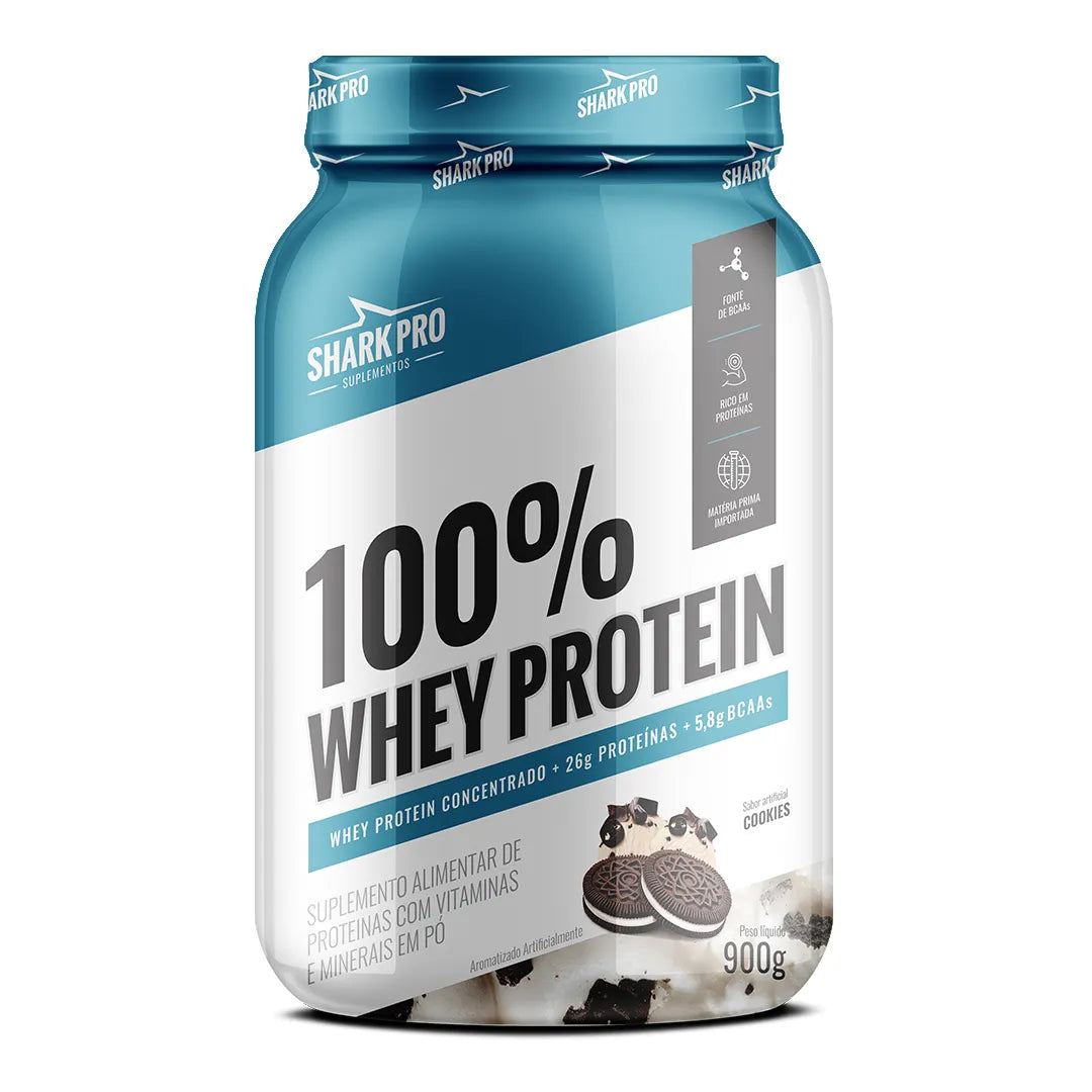 Shark Pro Whey Protein 100% 900g Pote - Cookies