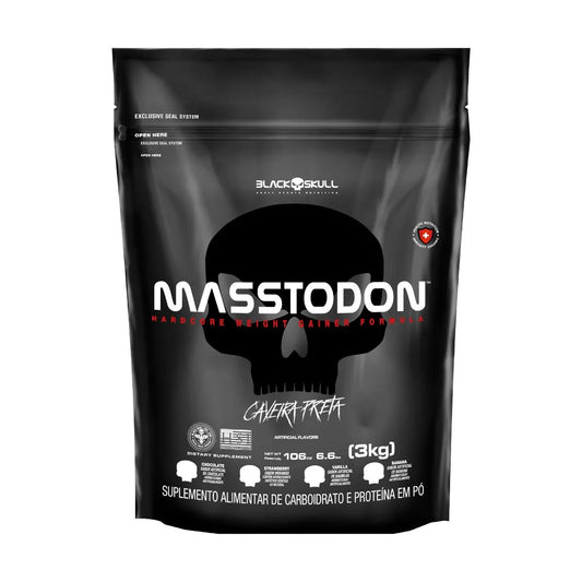 Black Skull Hipercalórico Masstodon 3kg - Baunilha