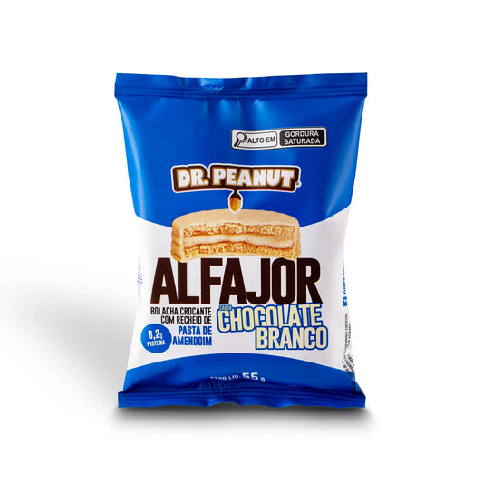 Dr Peanut Alfajor Sabor Chocolate Branco