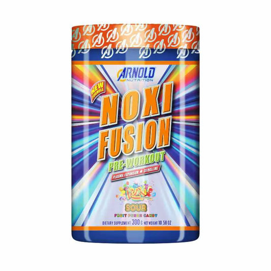 Arnold Nutrition Pré Treino Noxi Fusion 300g - Sabor Fruit Punch Candy