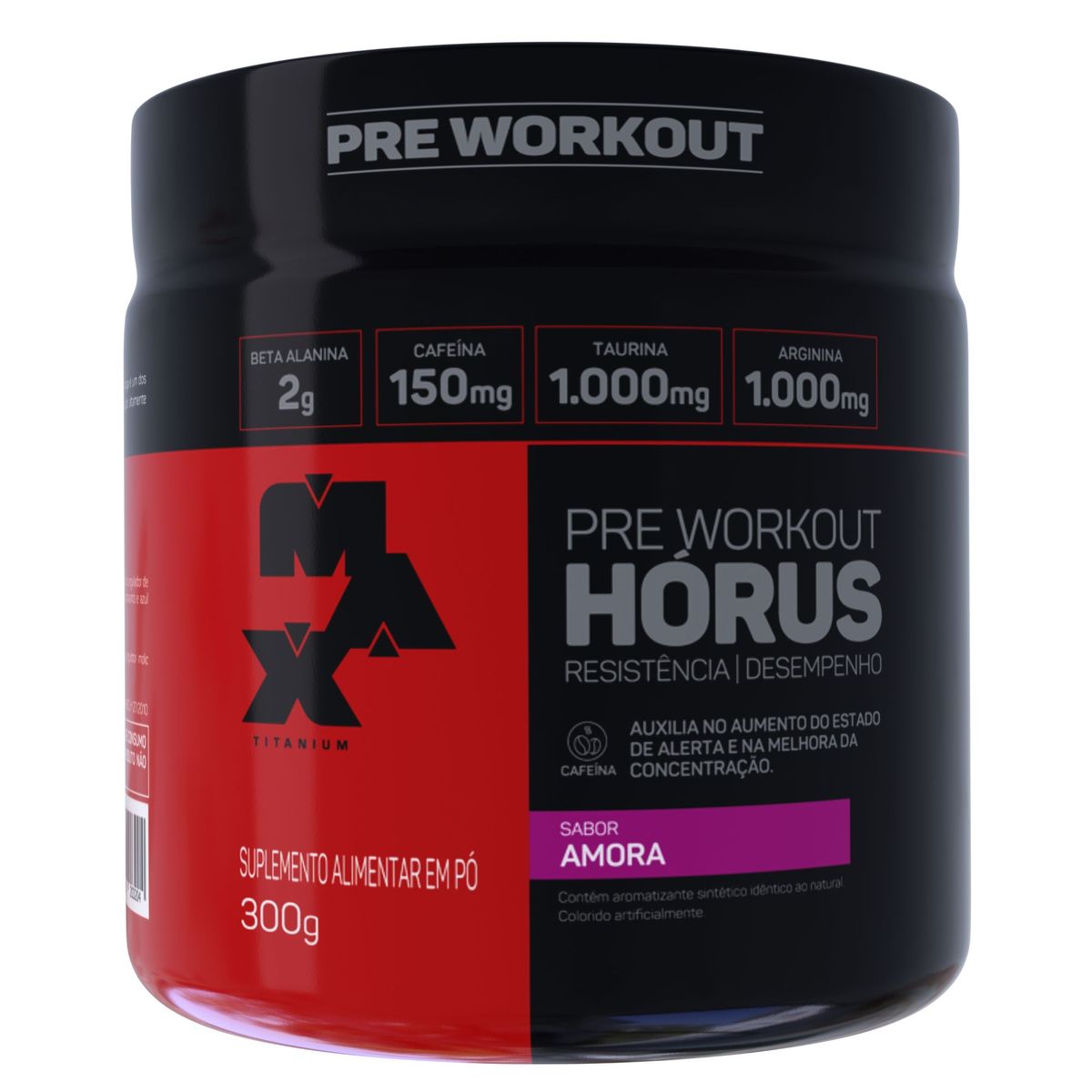 Max Titanium Horus Pote 300G Sabor Amora