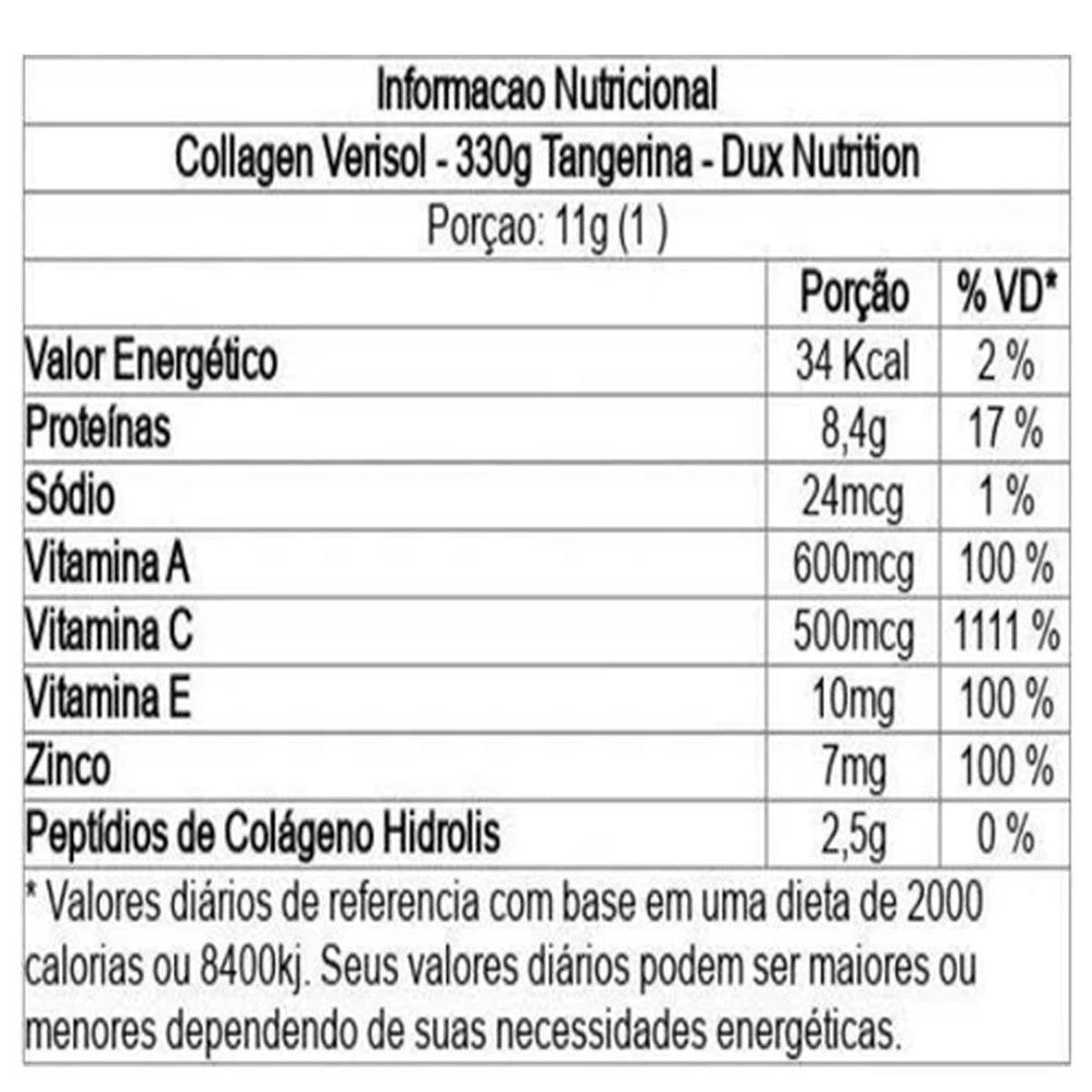 Dux Nutrition Collagen 330G - Tangerina