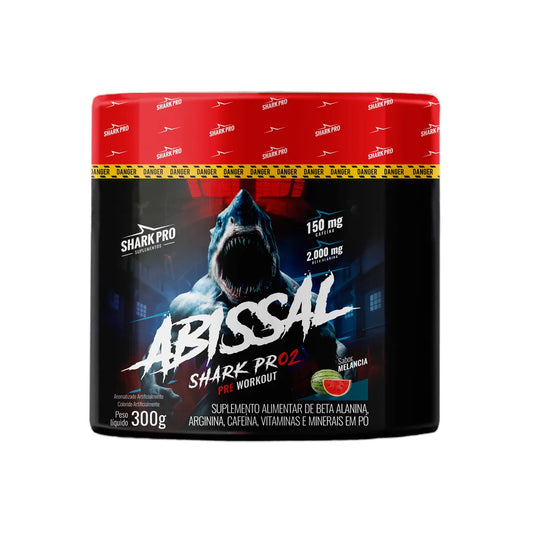 Shark Pro Pré-Treino Abissal 300g - Sabor Melancia