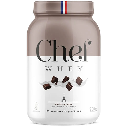 Chef Whey 907g Pote - Chocolat Noir Zero