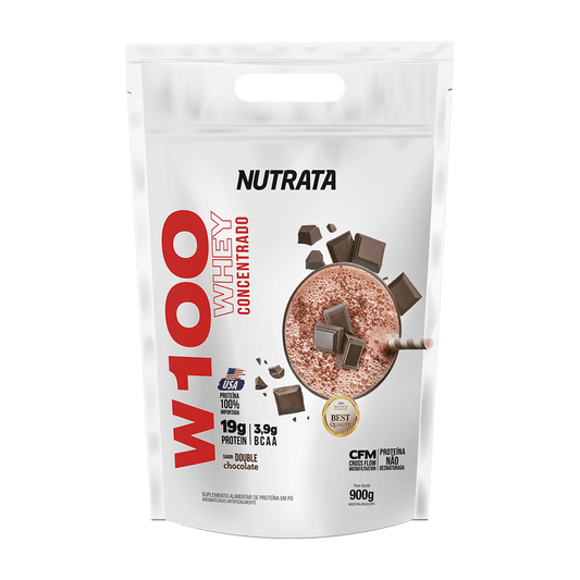 Nutrata Whey 100% Refil 900g - Sabor Chocolate