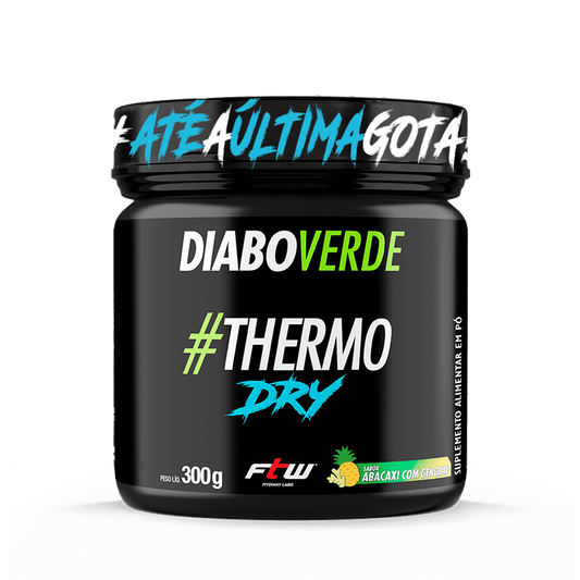 FTW Diabo Verde #Thermo Dry 300G - Sabor Abacaxi Com Gengibre