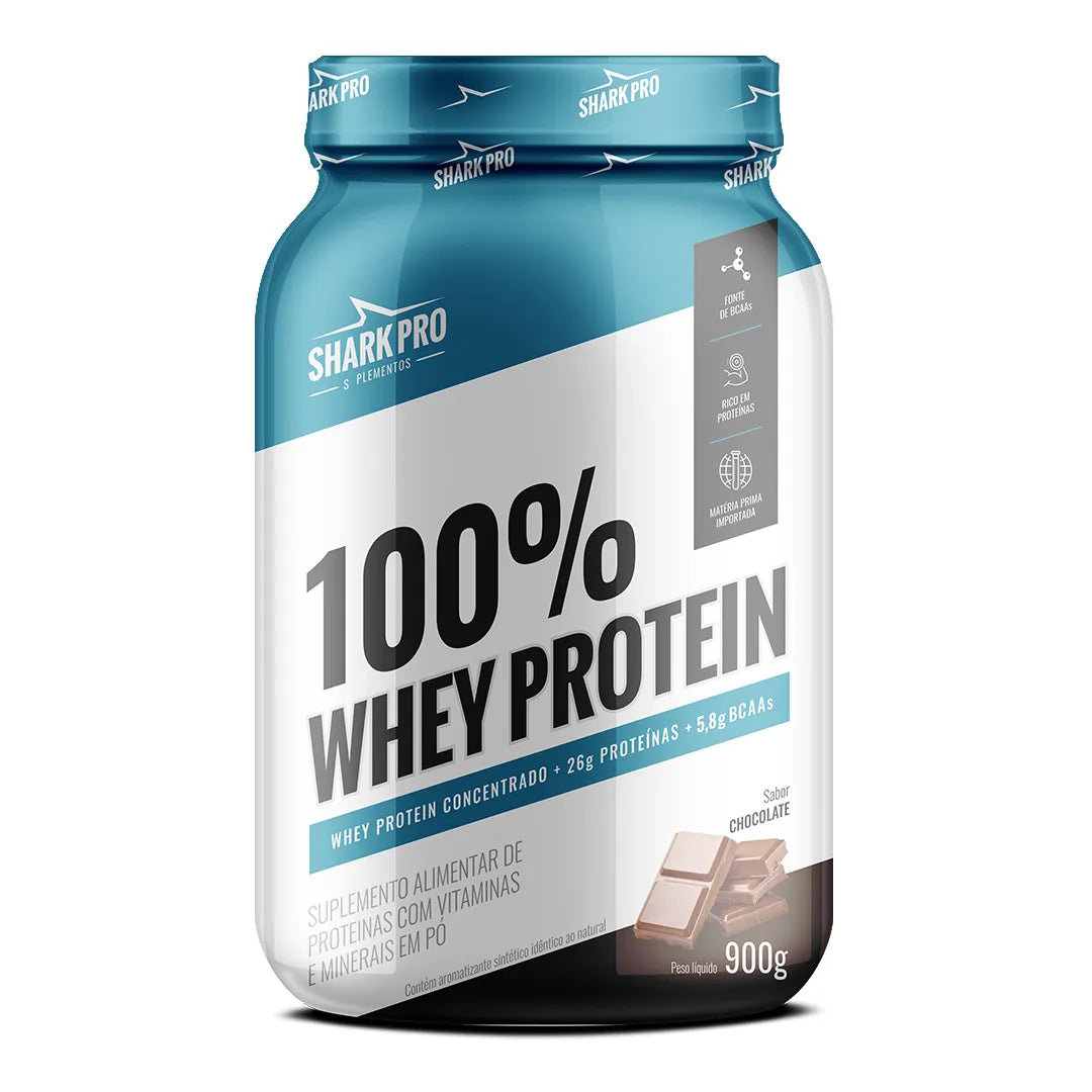 Shark Pro Whey Protein 100% 900g Pote - Chocolate