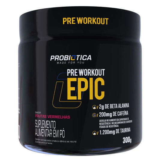 Probiótica Pré Treino Epic 300g - Frutas Vermelhas