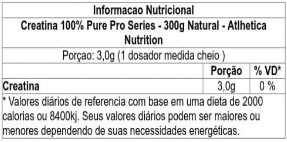 Creatina Atlhetica 300g