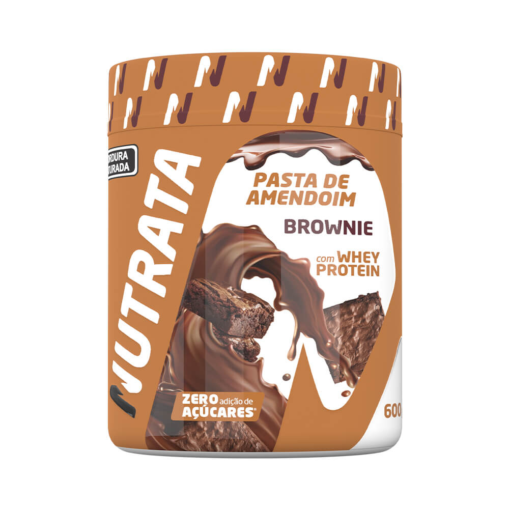 Nutrata Pasta de Amendoim 600g - Sabor Brownie