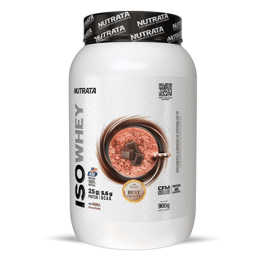 Nutrata Whey Isolado 900g - Sabor Chocolate