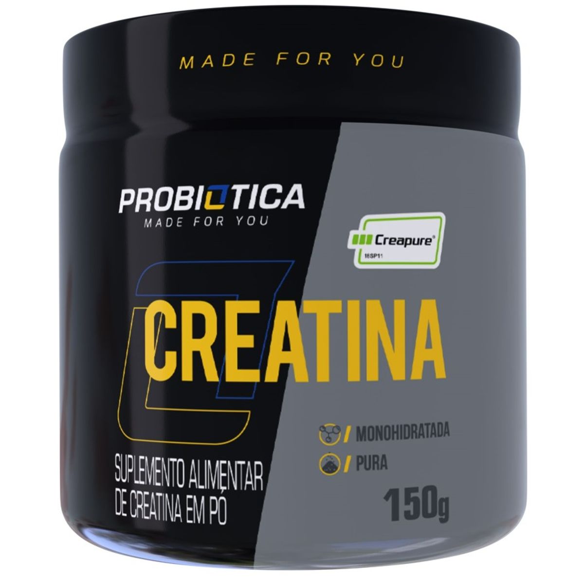 Probiotica Creatina Creapure Probiótica Pote 150G V02