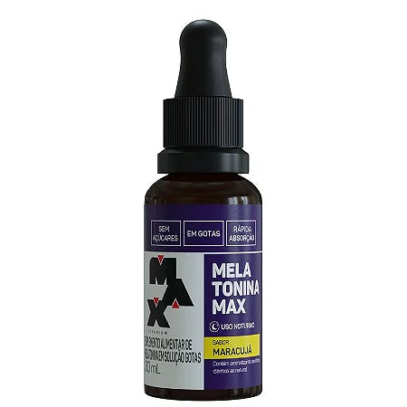 Max Titanium Melatonina 30ml - Maracujá