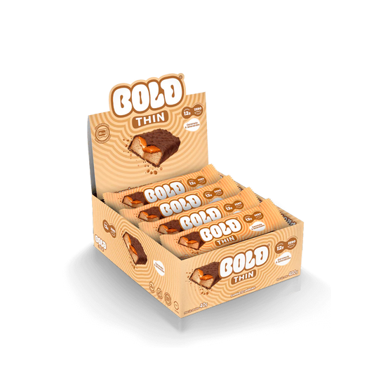 Bold Bar Thin Caramelo e Amendoim 40g