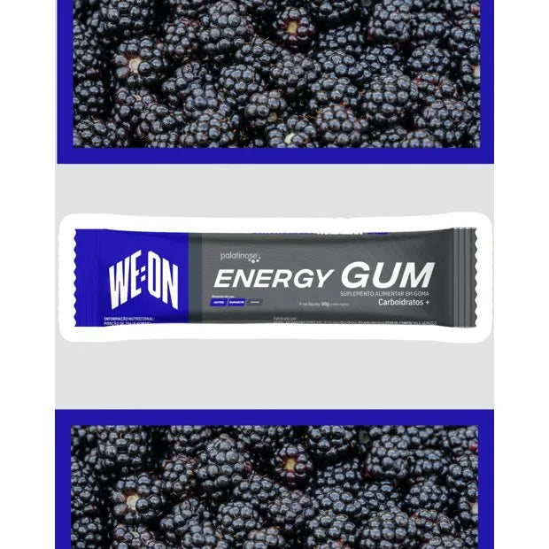 WE:ON Energy Gum 50g - Palatinose + Amora