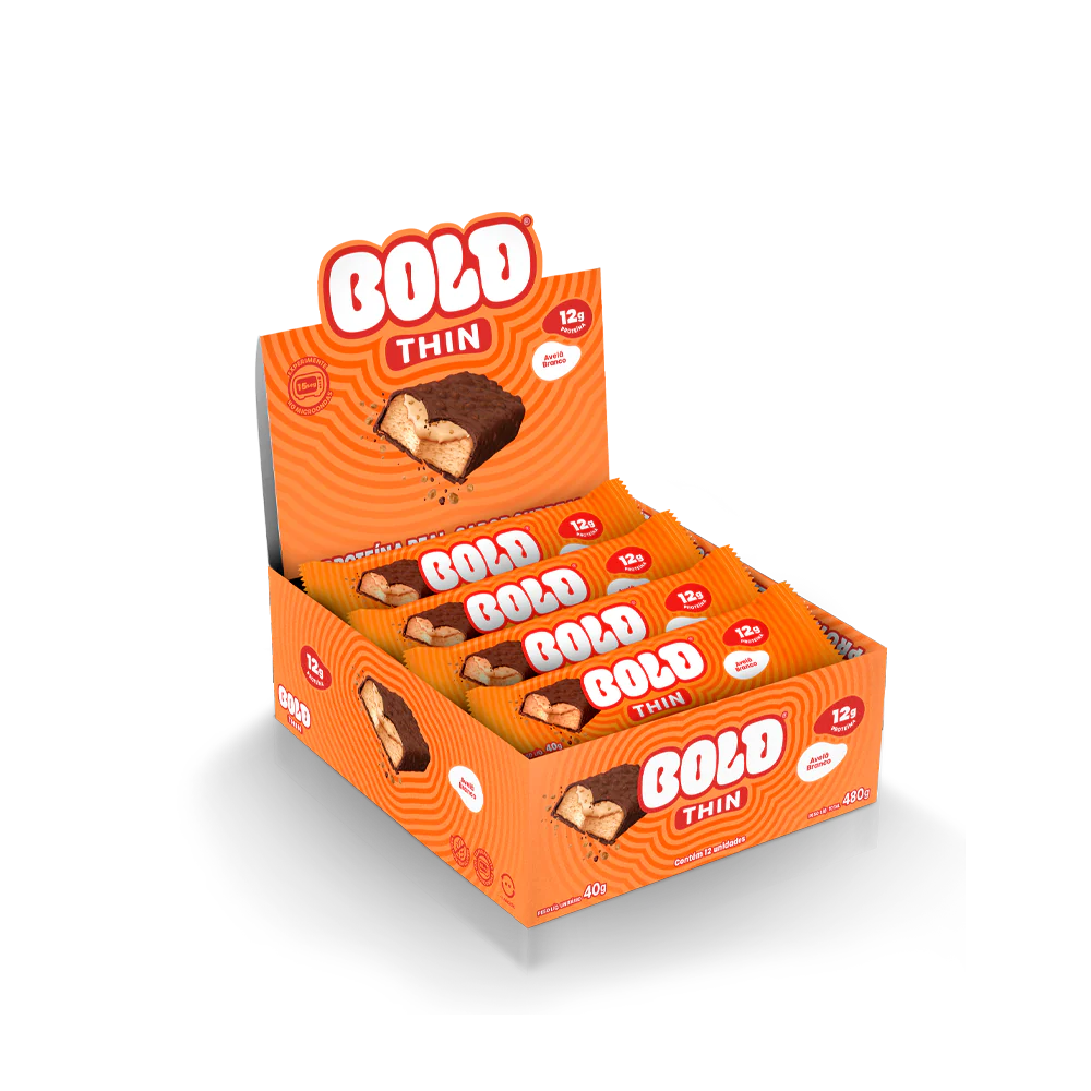 Bold Bar Thin Avelã Branco 40g