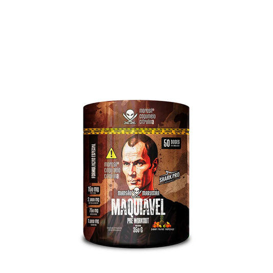 Shark Pro Pré-Treino Maquiavel 300g - Sabor Frutas Tropicais