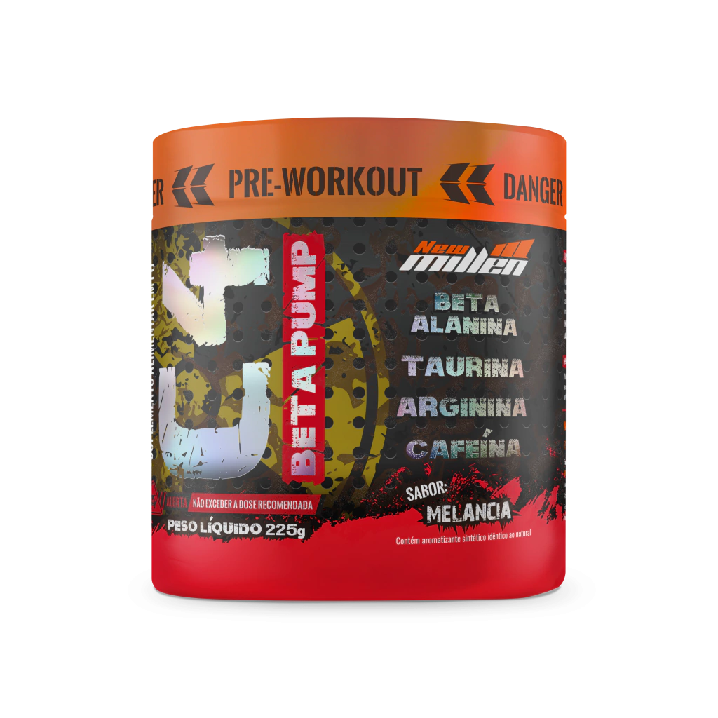 New Millen Pré Treino C4 Beta Pump 225g - Melancia