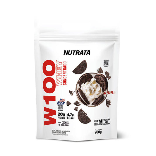 Nutrata Whey 100% Refil 900g - Sabor Cookies & Cream