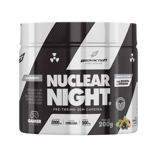 Body Action Pré-Treino Nuclear Night 200g - Açaí com Guaraná