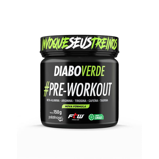 FTW Diabo Verde #Pre-Workout 150G - Sabor Limão