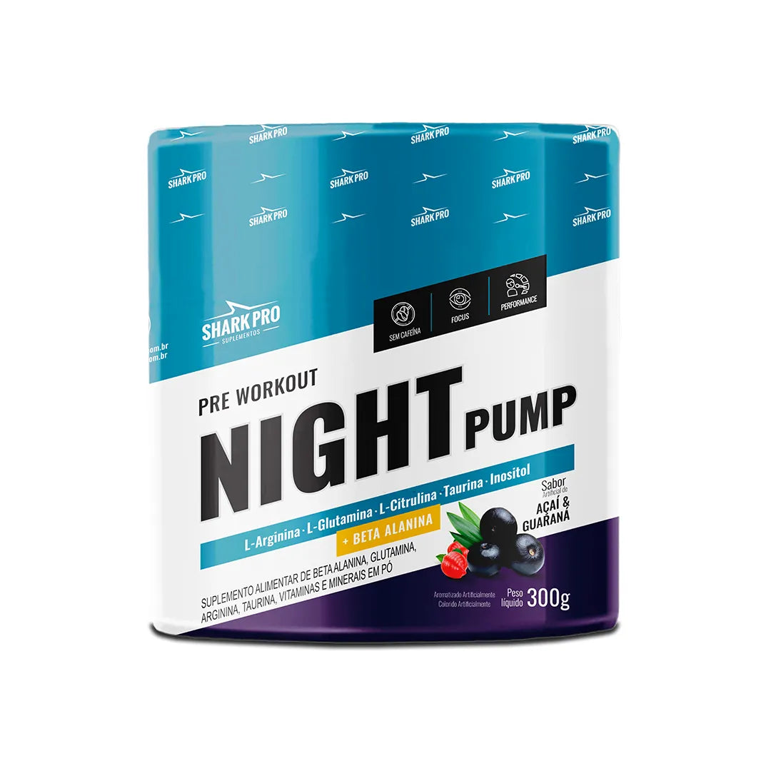 Shark Pro Pré-Treino Night Pump - Açaí com Guaraná