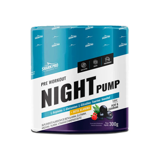 Shark Pro Pré-Treino Night Pump - Açaí com Guaraná