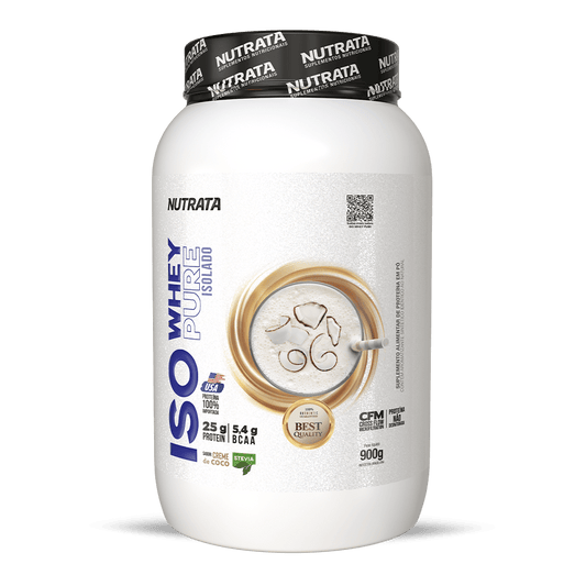 Nutrata Whey Isolado 900g - Sabor Coco