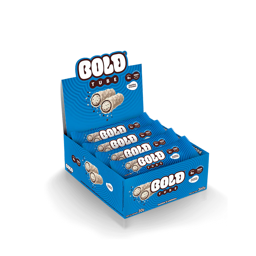 Bold Bar Tube Cookies e Cream 30g